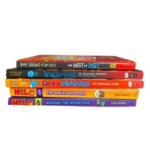 Graphic Novel Bundle incl.  Wings of Fire, HiLo, City of Dragons, Best of Iggy